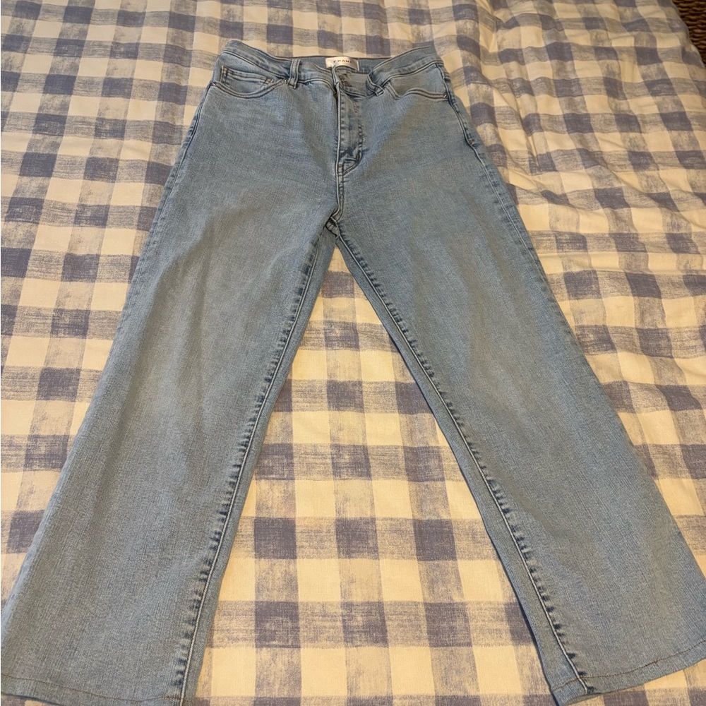 Frame Denim Le Sleek Straight hemmed!
